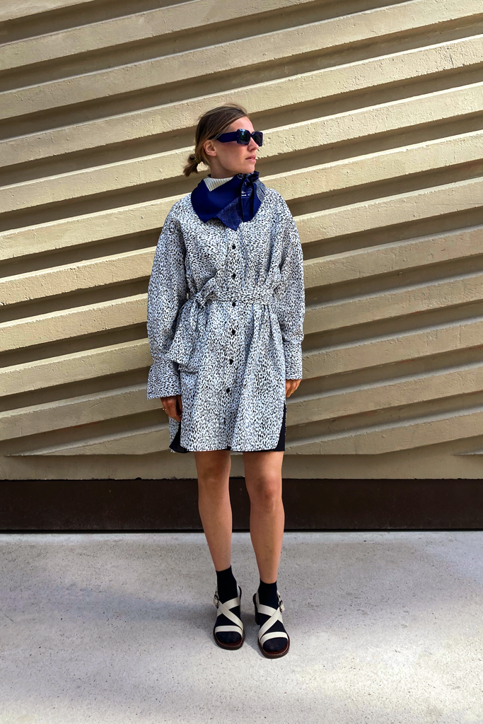 La robe Ruaka - Pois animalier - D.L.C. Paris