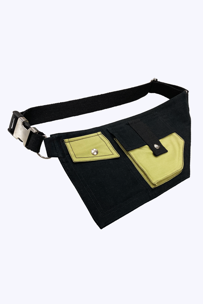 Le sac multi-poches Amboseli - Noir Moutarde