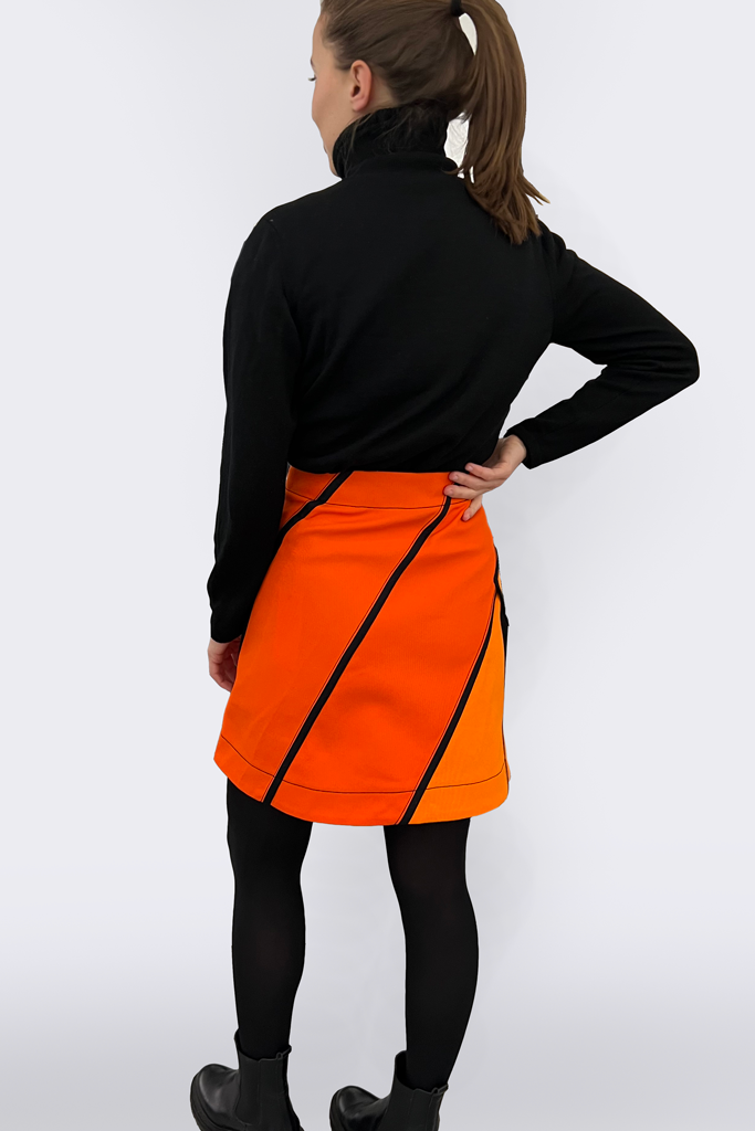 La Jupe Galanema - Denim orange