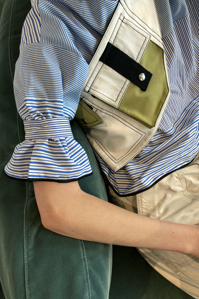 La blouse Barsaloï - Bleus