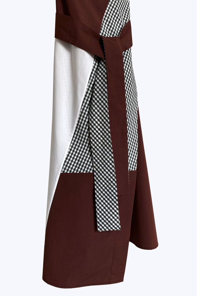 La robe Riara - Mahogany vichy