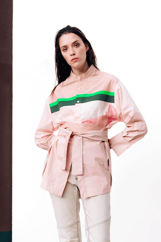 Le chemisier Caterra - Rose poudré