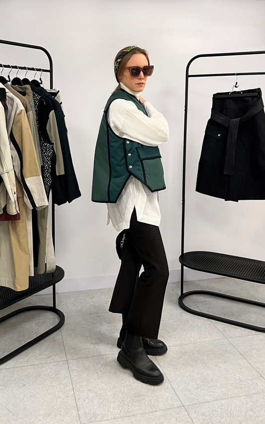 La veste matelassée Voi - Vert Canard