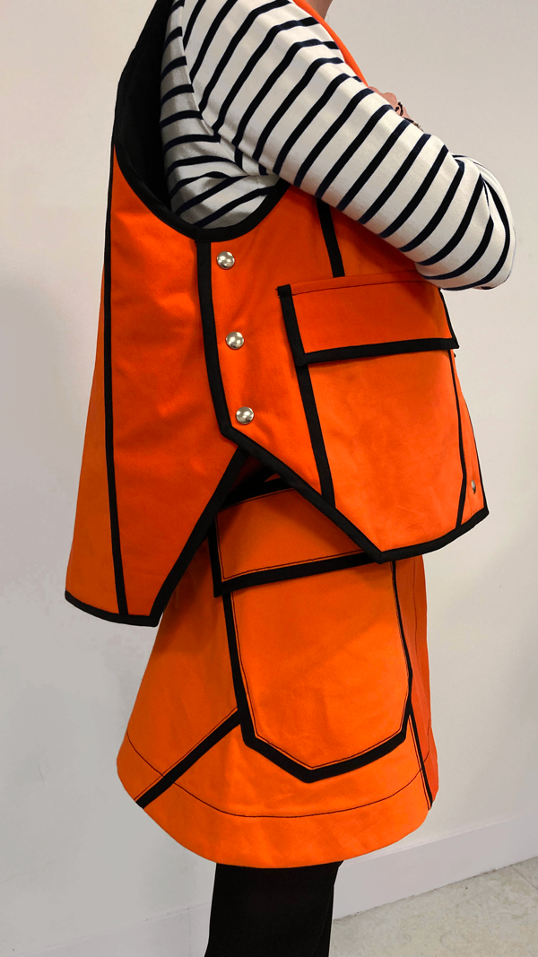La veste matelassée Voi - Orange