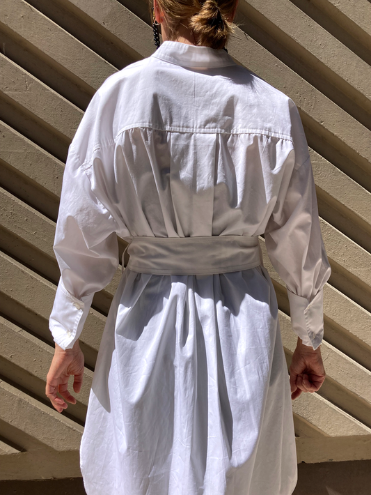 La robe Ruaka - Blanc uni