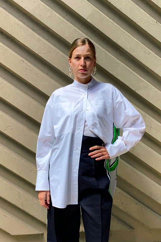 La Chemise Cherubei - Blanc rayé