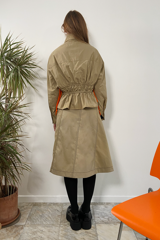 La jupe Garissa - Beige uni