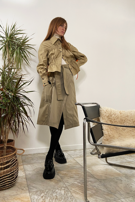 Le Chemisier Clema - Beige chaud