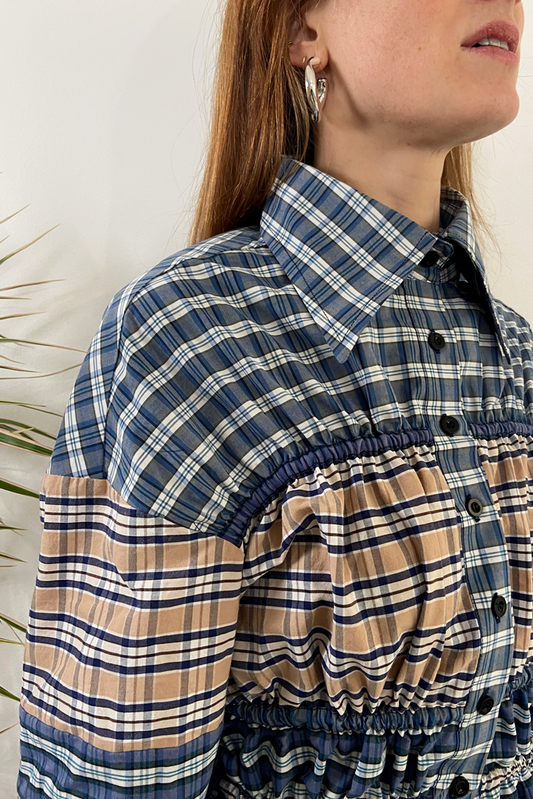 Le Chemisier Clema - Bleu beige