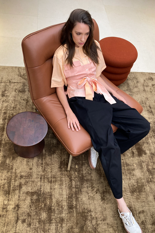 La chemise Cherangani - Saumon