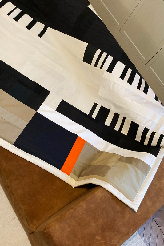 Le plaid upcyclé - Grand Piano