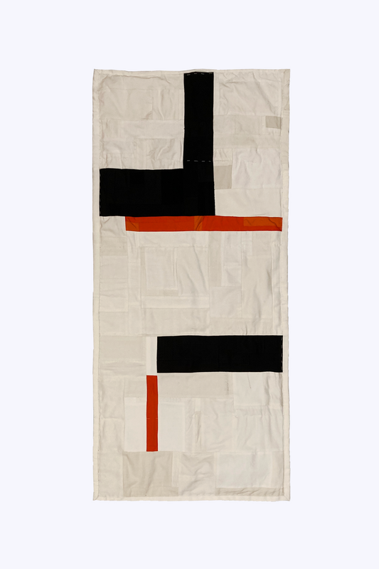 Le plaid upcyclé - Petit Mondrian
