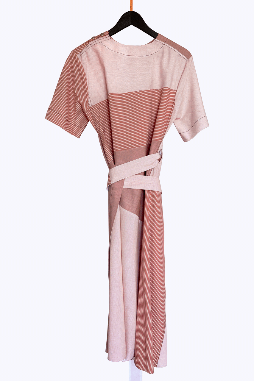 La robe Riara - Rose orangé