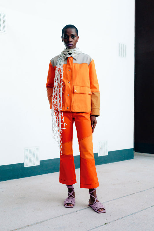 La veste Viragoni - Orange brûlé