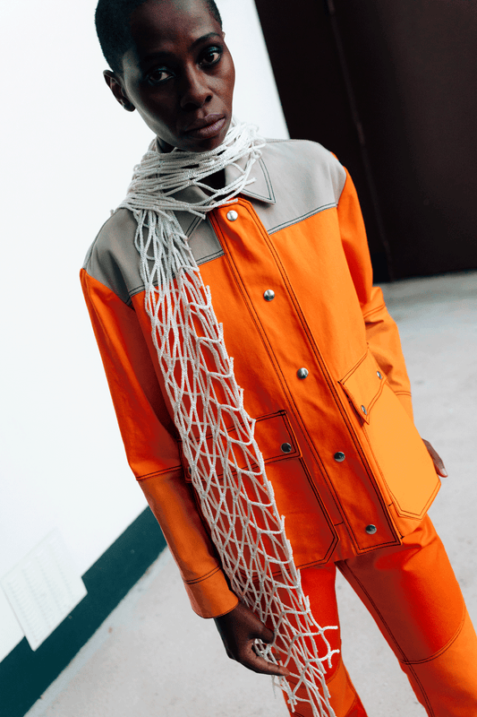 La veste Viragoni - Orange brûlé