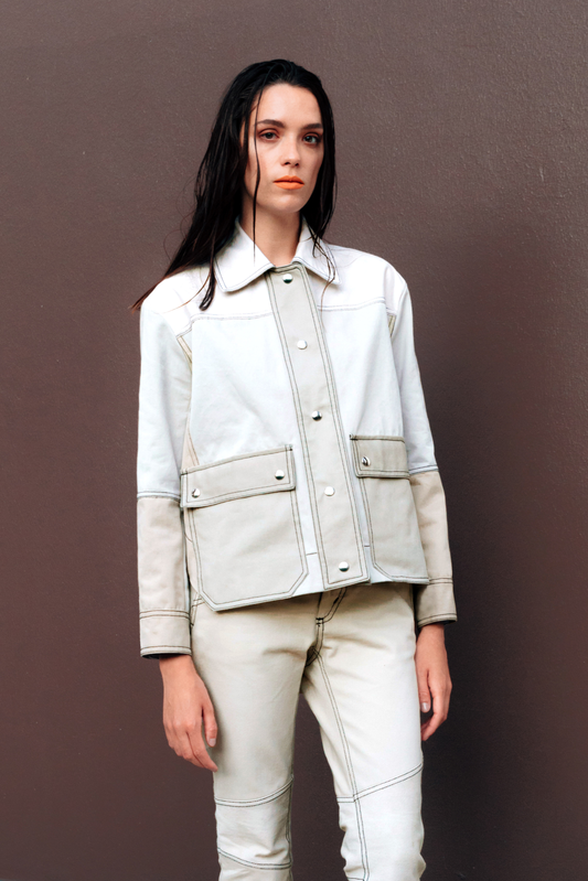 La veste Viragoni - Gris mastic