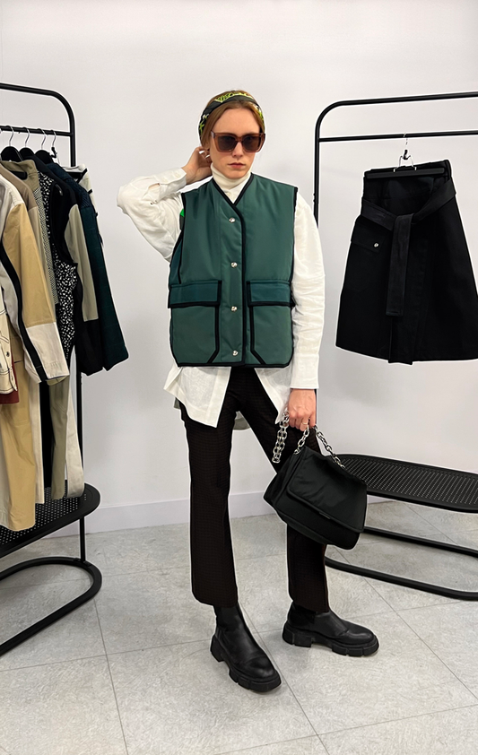 La veste matelassée Voi - Vert Canard